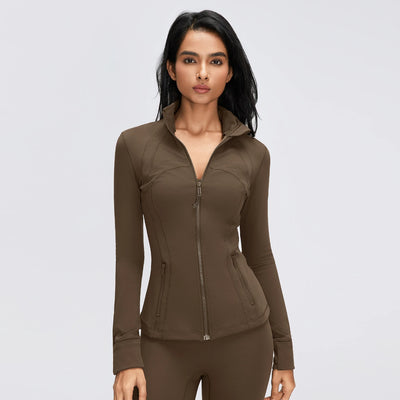 SPARK Women's Slim-Fit Zip-Up Yoga Jacket DQ26110