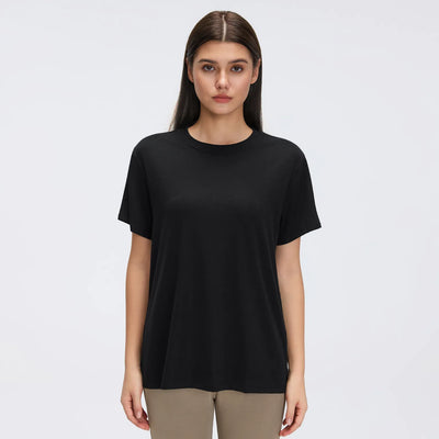 SPARK Women's Round Neck Short-sleeved Sports T-shirt DQ26088