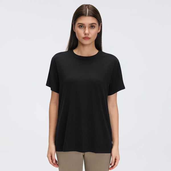 SPARK Women's Round Neck Short-sleeved Sports T-shirt DQ26088