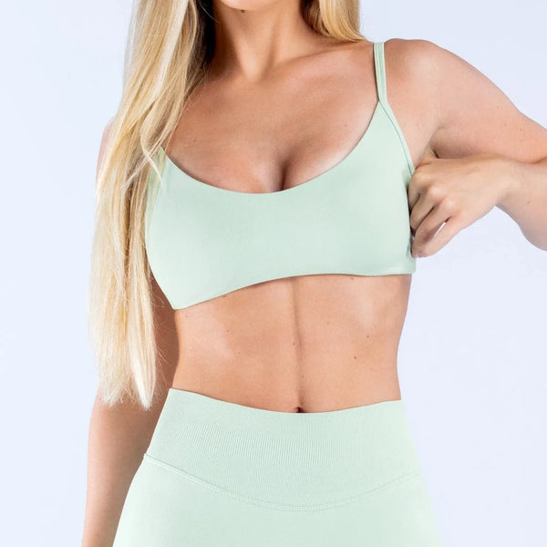 SPARK Women's Seamless Spaghetti Strap Yoga Sports Bra RXW3003-9