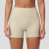 SPARK Contrast Color High Waist Yoga Shorts ZC2036