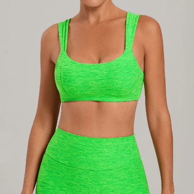 SPARK Women's Irregular Straps Yoga Sport Bra QS10412