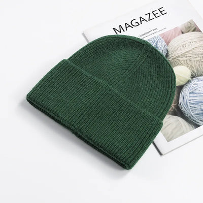 SPARK Unisex Thick Knit Beanie | Warm Winter Cuffed Hat with Ear Coverage