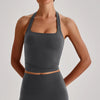 SPARK Women's Naked-Feel Halter Backless Yoga Tank Top LQ4150