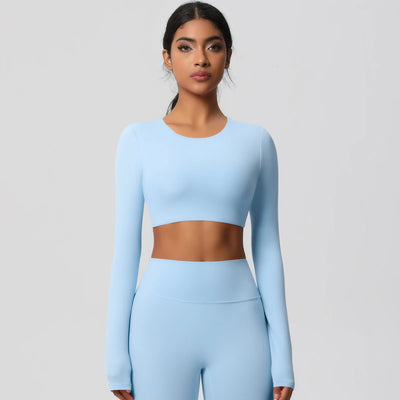 SPARK Workout Crop Top with Built in Bra LR7104