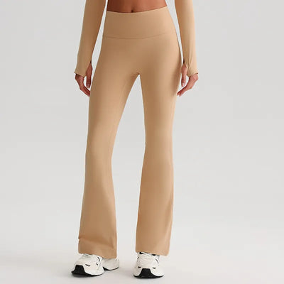 SPARK High Waist Butt Lifting Yoga Flared Pants LQ8008