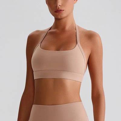 SPARK Breathable Halter Padding Sports Bra LQ8020