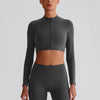 SPARK Fitness Cropped Long Sleeve Jacket LQ8022