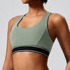 SPARK Contrast Color Two Piece Fitness Set JK235