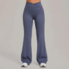 SPARK Women's High Waist Crossover Flare Yoga Pants QS9089