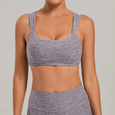 SPARK Women's Irregular Straps Yoga Sport Bra QS10412