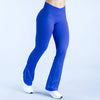 SPARK Seamless Cross-Waist Yoga Pants with Flared Legs RXW3016