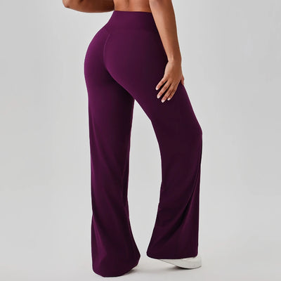 SPARK Women's Naked Feel Wide Leg Yoga Pants LQ2005