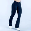 SPARK Seamless Cross-Waist Yoga Pants with Flared Legs RXW3016