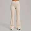 SPARK Women's High Waist Crossover Flare Yoga Pants QS9089