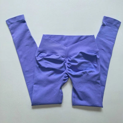 SPARK Seamless V Back Waist Butt Lifting Workout Leggings OD5588