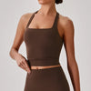 SPARK Women's Naked-Feel Halter Backless Yoga Tank Top LQ4150