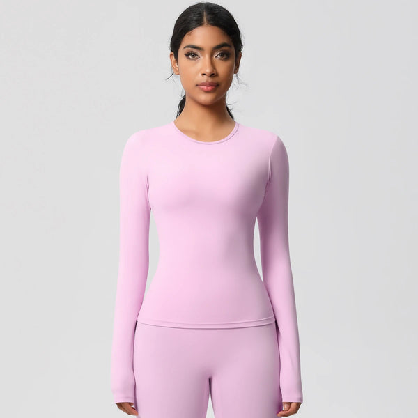 SPARK Normal Slim Yoga Fitness Long Sleeve Top LR7102