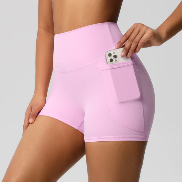 SPARK High Waist Yoga Short with Pockets LR7109