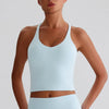 SPARK Yoga Crop Top with Sexy Cross Back LQ8028