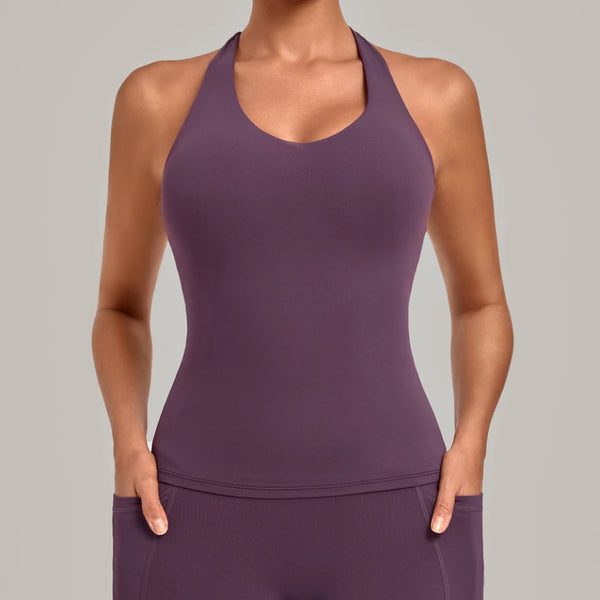 SPARK Women's Bare-feel Racerback Yoga Tank Top QS6751