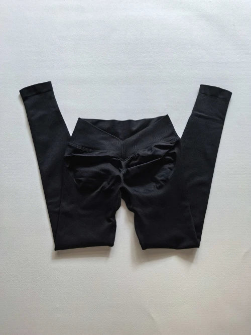 SPARK Seamless V Back Waist Butt Lifting Workout Leggings OD5588