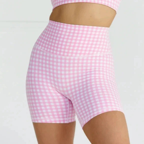 SPARK New Style Grid Yoga Fitness 2 Piece Set for Women BL198