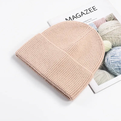 SPARK Unisex Thick Knit Beanie | Warm Winter Cuffed Hat with Ear Coverage