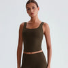 SPARK Square Neck Longline Sports Tank Top LQ8011