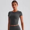 SPARK Recycled Slim Fit Yoga Short Sleeve Shirts LQ8015