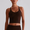 SPARK Yoga Crop Top with Sexy Cross Back LQ8028