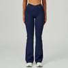 SPARK Cross High Waist Flared Pants for Women ZC2030