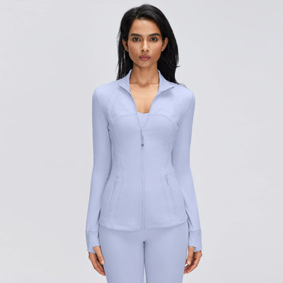 SPARK Women's Slim-Fit Zip-Up Yoga Jacket DQ26110