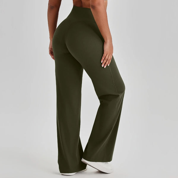 SPARK Women's Naked Feel Wide Leg Yoga Pants LQ2005