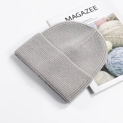 SPARK Unisex Thick Knit Beanie | Warm Winter Cuffed Hat with Ear Coverage