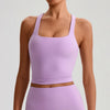 SPARK Women’s Square Neck Racerback Yoga Fitness Tank Top LQ2208
