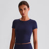 SPARK Recycled Slim Fit Yoga Short Sleeve Shirts LQ8015