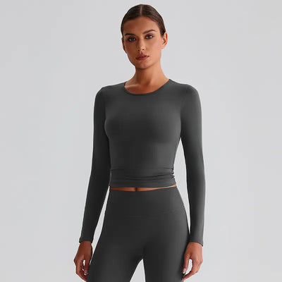 SPARK Recycled Slim Fit Yoga Long Sleeve Top LQ8016
