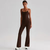SPARK Spaghetti Straps Yoga Long Jumpsuit LQ8031