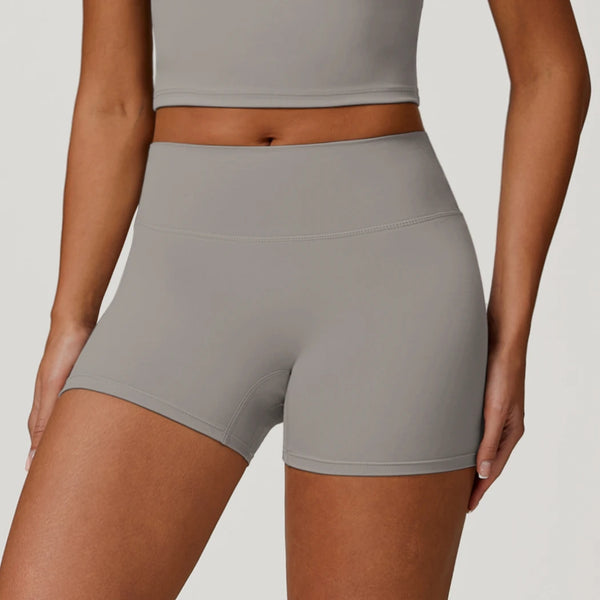 SPARK Simple High Waist Tummy Control Yoga Shorts ZC8519