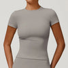 SPARK Women's Quick-Dry Yoga Athletic Short Sleeve Top ZC8455