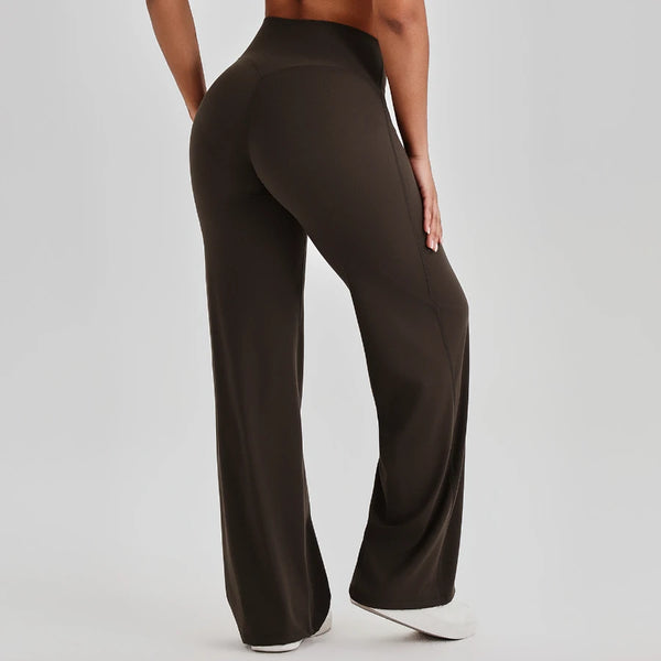 SPARK Women's Naked Feel Wide Leg Yoga Pants LQ2005
