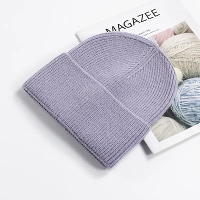 SPARK Unisex Thick Knit Beanie | Warm Winter Cuffed Hat with Ear Coverage