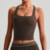 SPARK Women’s Square Neck Racerback Yoga Fitness Tank Top LQ2208
