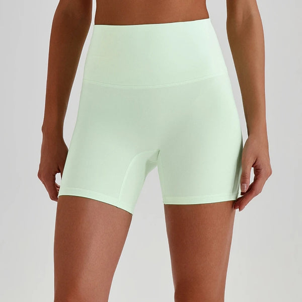 SPARK Women’s Naked-Feel High-Waisted Athletic Cycling Fitness Shorts LQ4073
