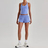 SPARK Women's Racerback Tank Top&Quick Dry Shorts 2 Piece Yoga Set LQ4123