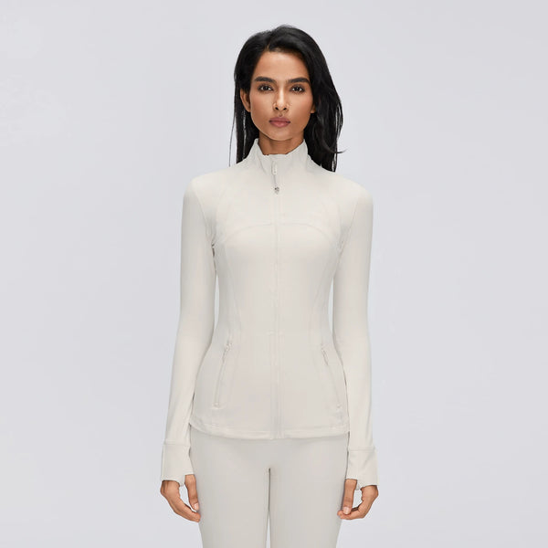 SPARK Women's Slim-Fit Zip-Up Yoga Jacket DQ26110