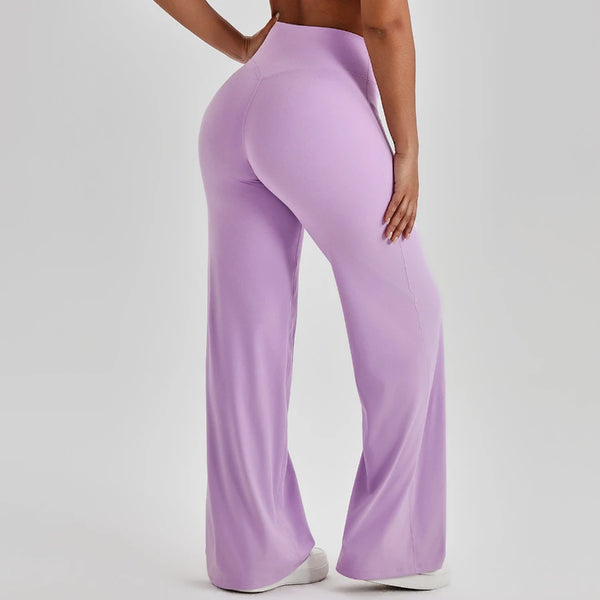 SPARK Women's Naked Feel Wide Leg Yoga Pants LQ2005