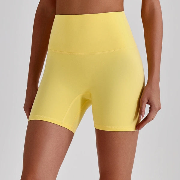 SPARK Women’s Naked-Feel High-Waisted Athletic Cycling Fitness Shorts LQ4073