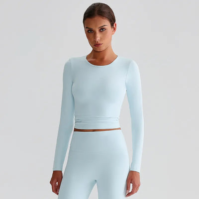 SPARK Recycled Slim Fit Yoga Long Sleeve Top LQ8016